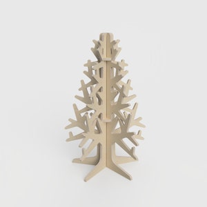 Kerstboom klein – digitale CNC-bestanden om te downloaden, Scandinavisch design