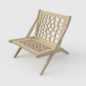 Chair Voro  – Digital CNC Files for Download, Scandinavian design
