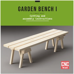 DIY-Pläne für Gartenbank - Traditionelles skandinavisches Design