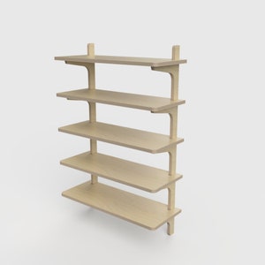 Wall shelf Fiori (small)  – Digital CNC Files for Download, Scandinavian design