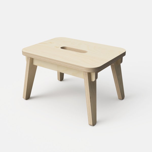 Small stool (digital files for download, CNC furniture files, Scandinavian design, CNC stool file)