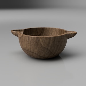 3D Bowl Model for CNC Machining (Download of digital file)