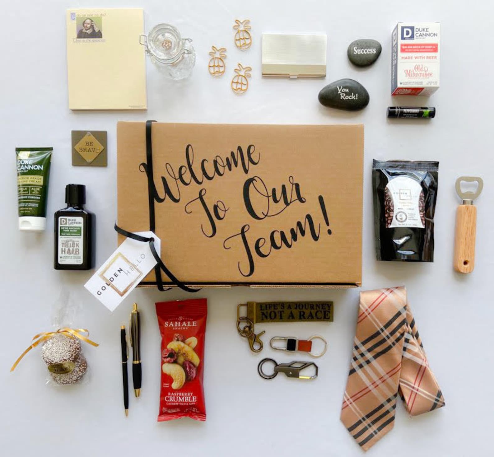 New Employee Gift Box To The Team Gift For Guys New Etsy