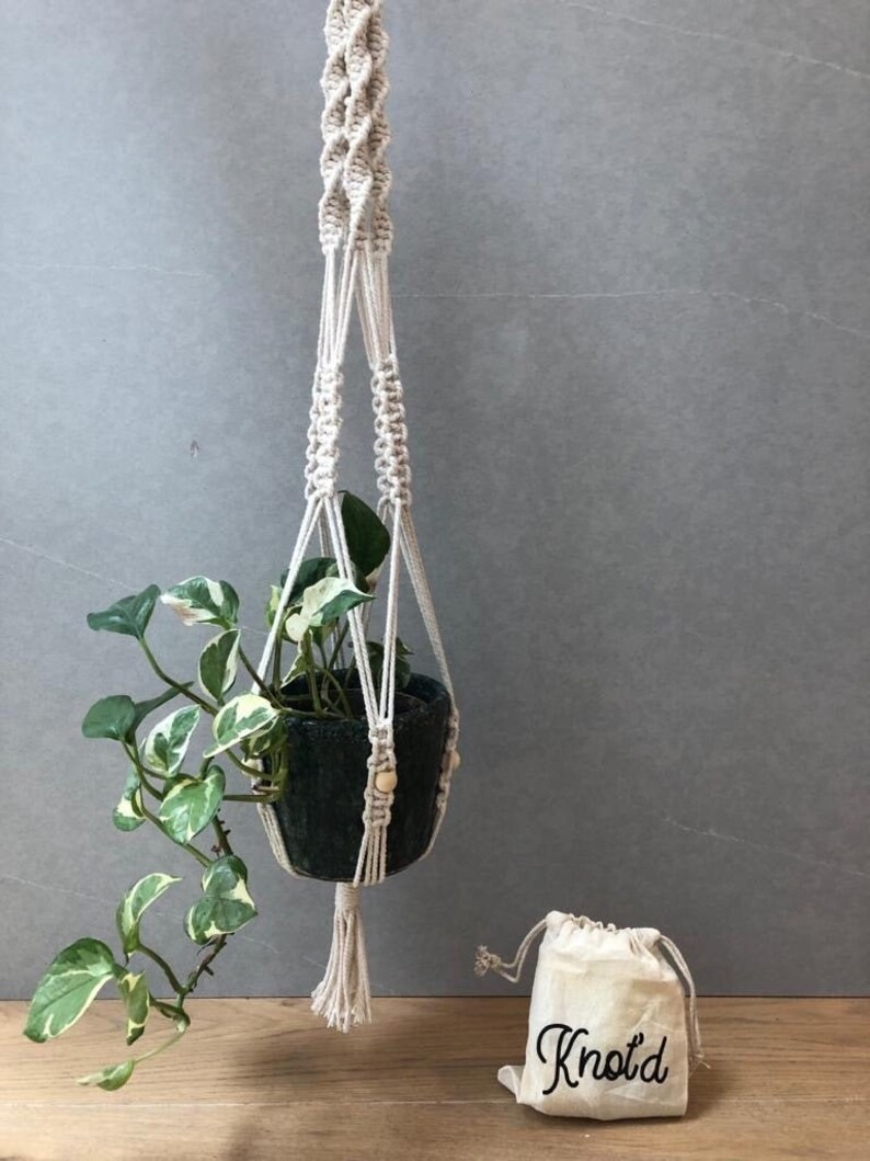 Knot'd Macrame Plant Hanger DIY Kit Etsy UK