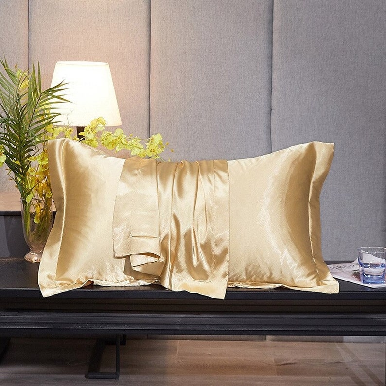 Silk Pillowcase Santin Silk Pillowsheet Silk pillowcases Etsy