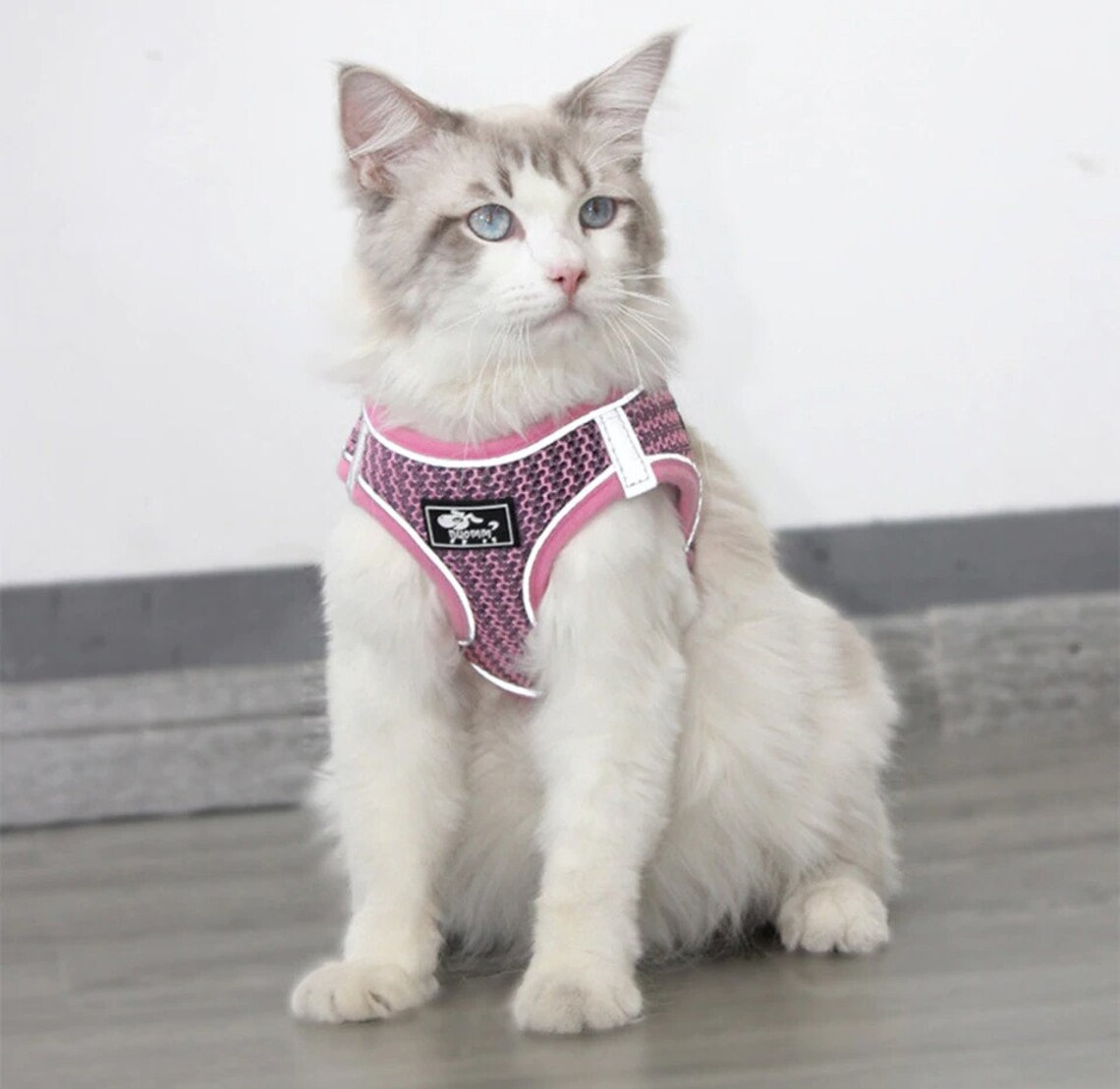 Rabbitgoo Cat Harness Reflective Walking Adjustable Cat Etsy