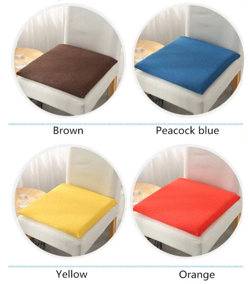 Solid Color Seat Cushion Student Classroom Stool Cushions Etsy