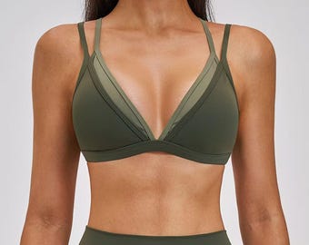 Sujetador deportivo y falda para mujer: ropa deportiva para tenis, pickleball y golf. Regalo ideal para ella.