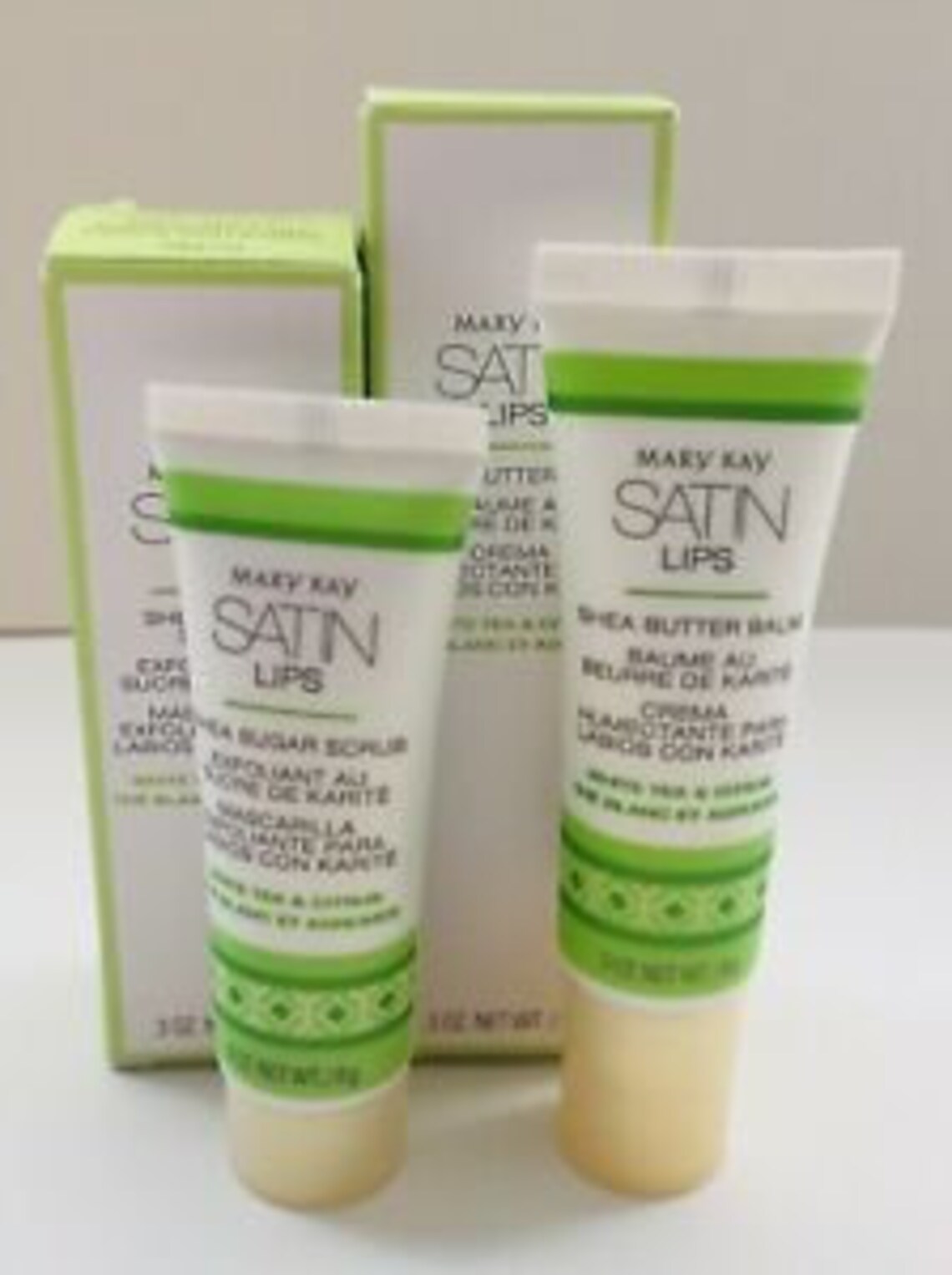 Mary Kay Satin Lips Set White Tea Citrus Shea Butter Balm & Etsy