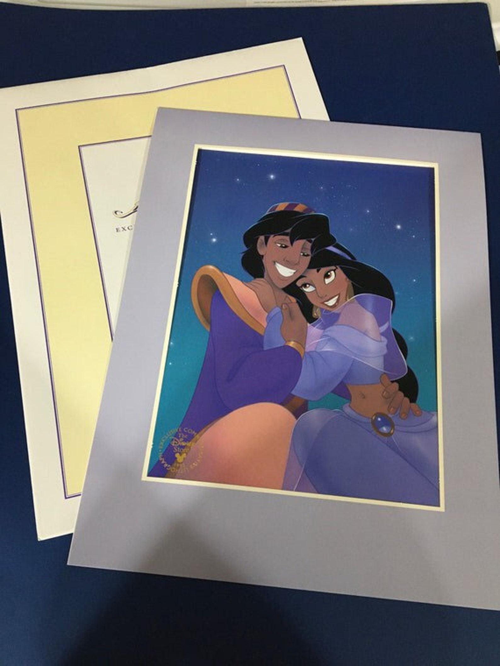 Disney Aladdin Lithograph Classic Exclusive Commemorative | Etsy Australia