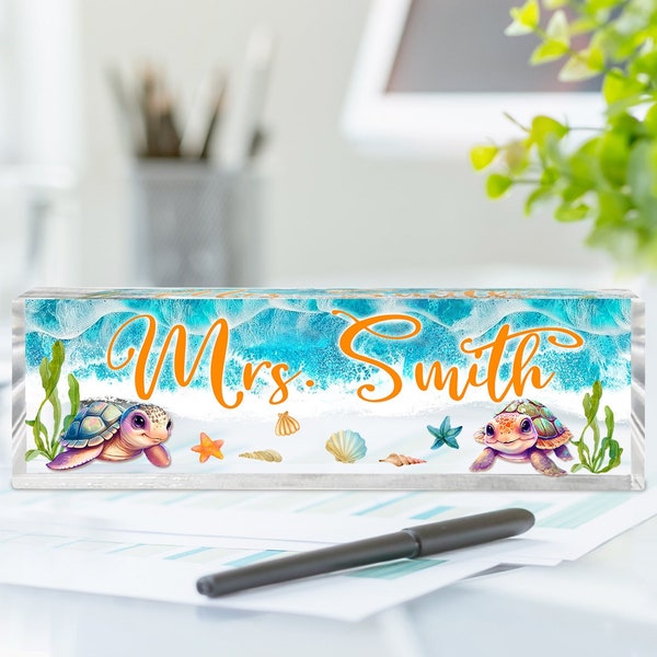 Nautical Desk Name Plates Etsy