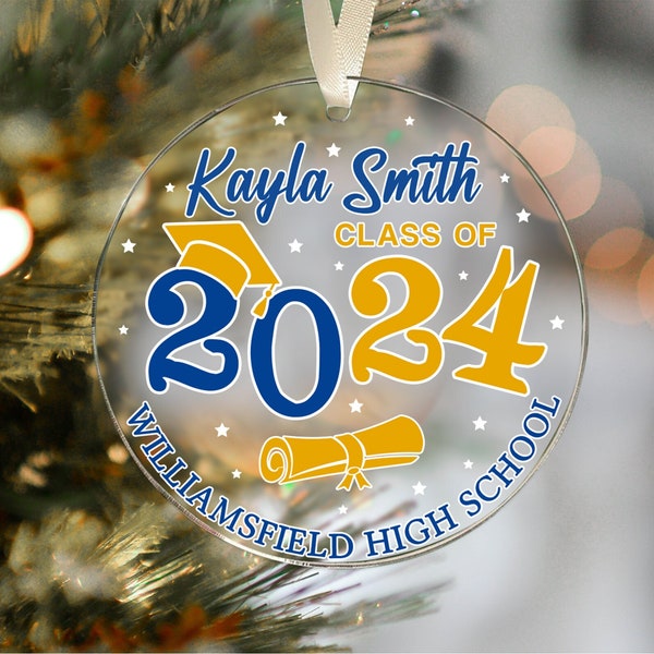 Class of 2024 Ornament Etsy