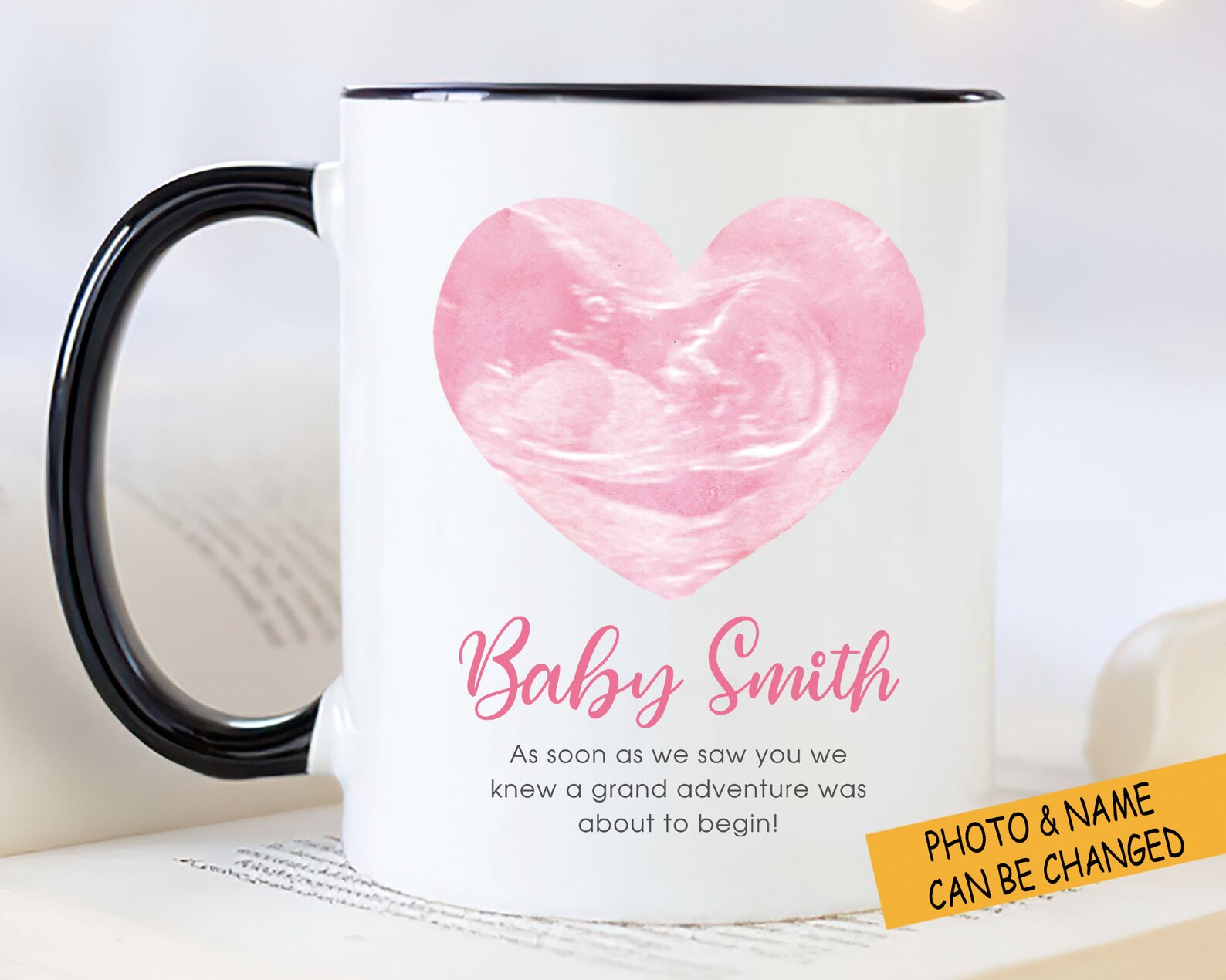 Ultrasound Image Personalized Mug New Baby Keepsake Mug Gift Etsy