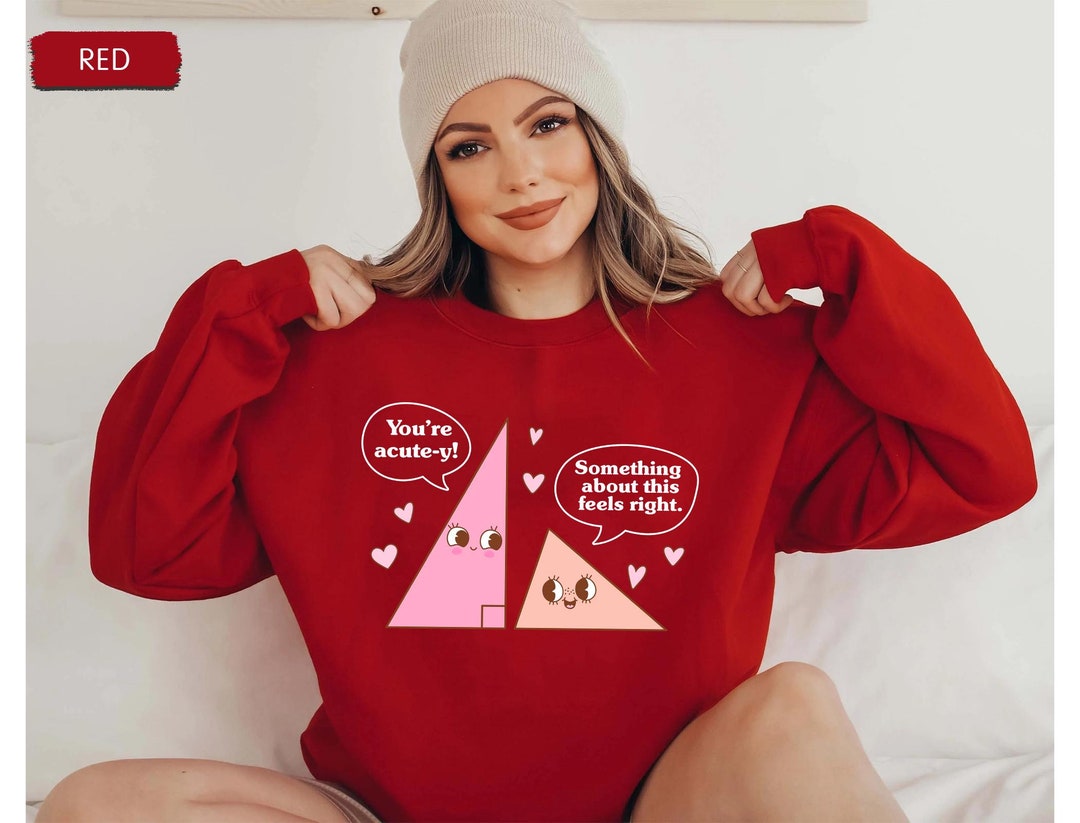 Sweaty Math Funny Math Teacher Sweatshirt, Math Pun Shirt, Valentine Math Teacher ...