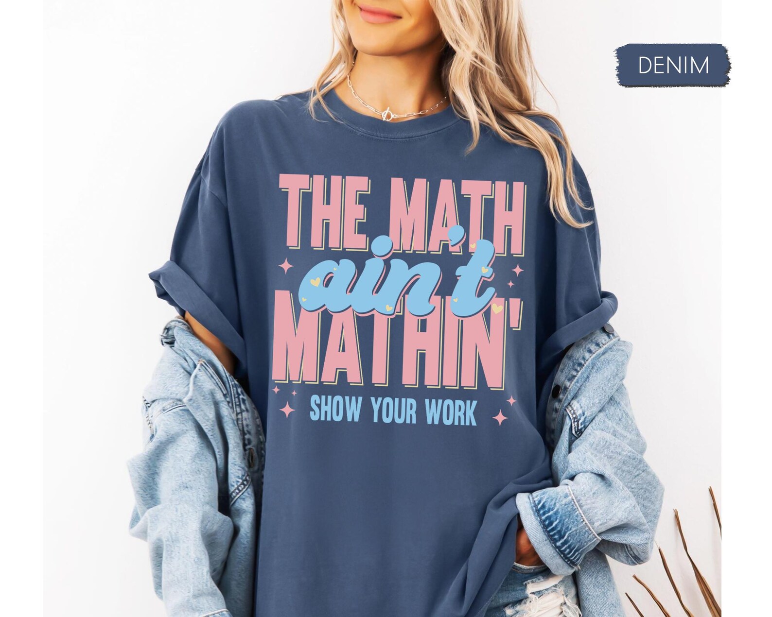 Funny Math Teacher Shirt, the Math Ain't Mathin Meme Shirt, Show Your ...