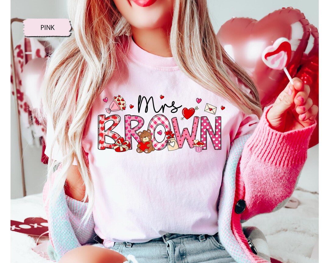 Custom teacher valentine shirts valentines day shirt for women