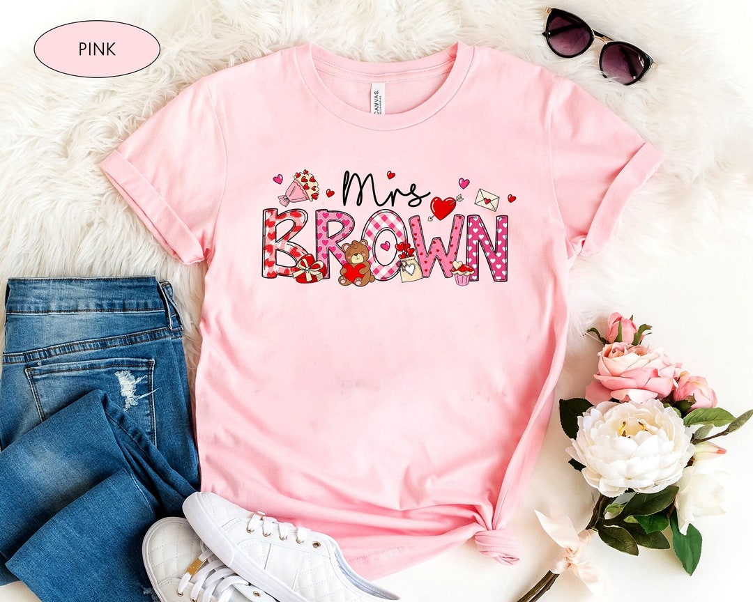 Custom teacher valentine shirts valentines day shirt for women