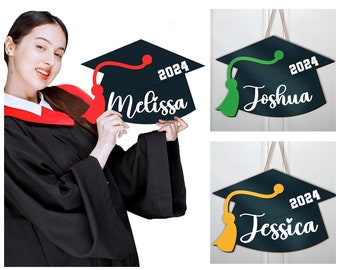 Graduation Gifts For Her or Him, Custom Graduation 2024 Name Sign, Graduation Decor, Class Of 2024, Graduation Ornament, Senior Grad Gifts