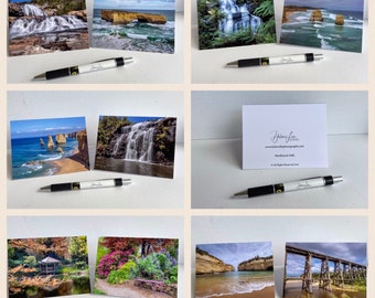10 Pack Australian Nature blank greeting cards, photo cards, nature photography, thank you cards, card packs, note cards,