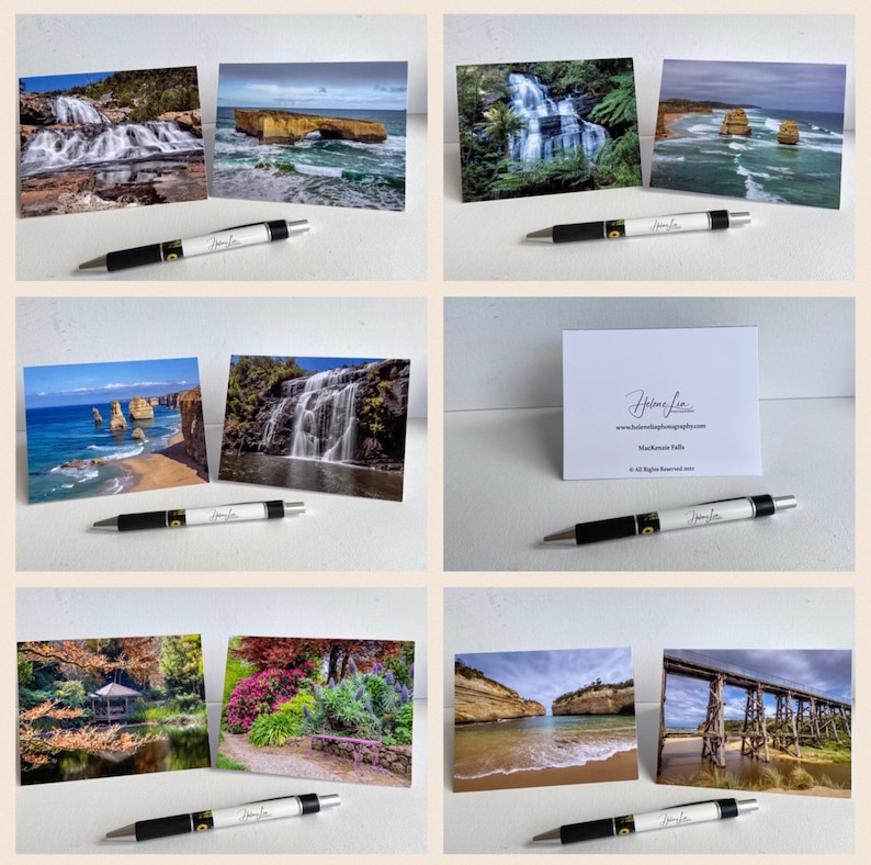 10 Pack Australian Nature blank greeting cards, photo cards, nature photography, thank you cards, card packs, note cards, image 1