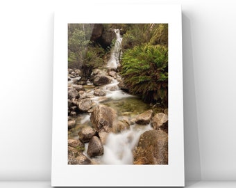 Ladies Bath Falls photography print, waterfall print, Limited edition print, waterfall Wall art, housewarming gift,