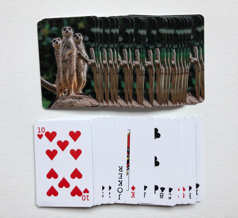 gifts for kids, Meerkat Prints poker cards Game cards Deck of Cards Meerkat Playing Cards