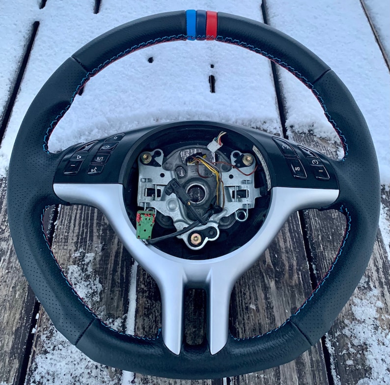 BMW M3 E46 M5 E39 X5 E53 New Custom Made Flat Bottom Steering Wheel ...
