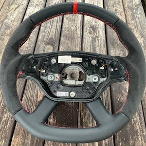 07-10 Mercedes W221 W216 S550 CL550 Steering Wheel Black OEM