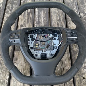 OEM Custom Performance Bmw Steering Wheel F10 F01 F11 F07 7 5 New Leather Black