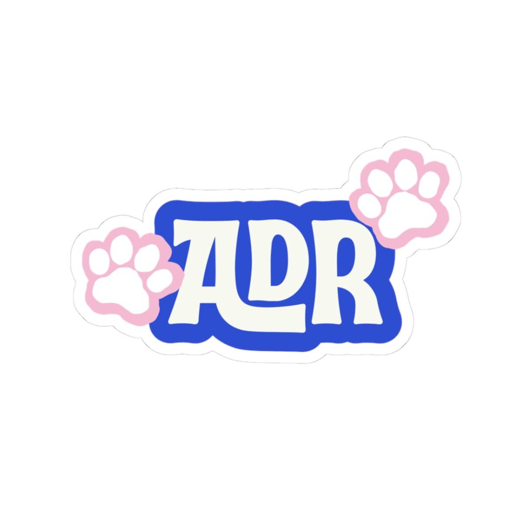 ADR Paw Logo Sticker - Etsy