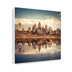 Angkor Wat PRINT On CANVAS Temple Cambodia Ancient Architecture Photo  Event Present Photo Art Decor Gift Ideas Art Wall Home Decor Office