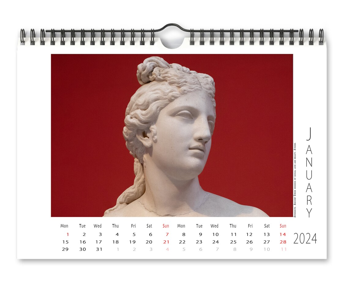 Greece 2024 Horizontal Wall Photo Calendar A4 Monthly - Etsy