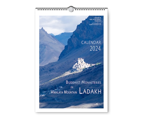 Buddhist Monasteries 2024 Ladakh Vertical Wall Photo Calendar A3 A4 Monthly  Organiser Office Paper Supplies Fine Art Print Home Living Decor - Etsy