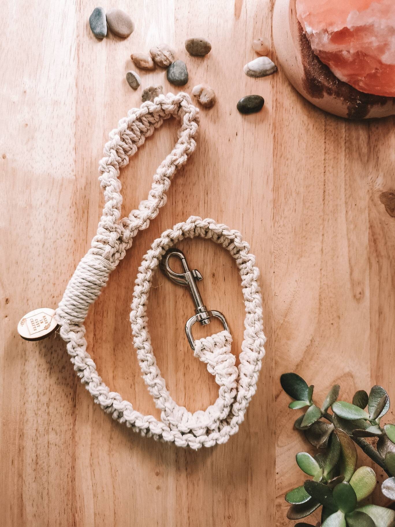 Macramé dog lead Boho dog leash Cat leads Fancy handmade Etsy