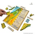 Map Of Israel - wooden educational puzzle - Montessori toys - laser art - educational toys for kids - non-toxic - handmade - colored product logo