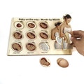 Month-by-Month Pregnancy Puzzle: Educational Wooden Toy, Non-Toxic product logo