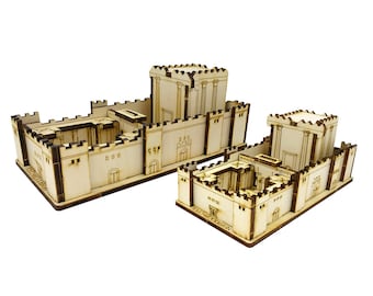 The Second Temple large model - 3D wooden puzzles laser art model construction kit - Biblical Stories - educational toys - Judaica gifts