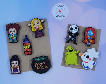 Nightmare Before Xmas/ Hocus P croc charms, kids and adult's favorites