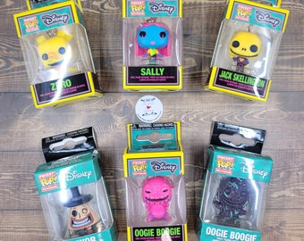 Nightmare Before Xmas Keychains/ Funko Pop! Pocket 3D keychains