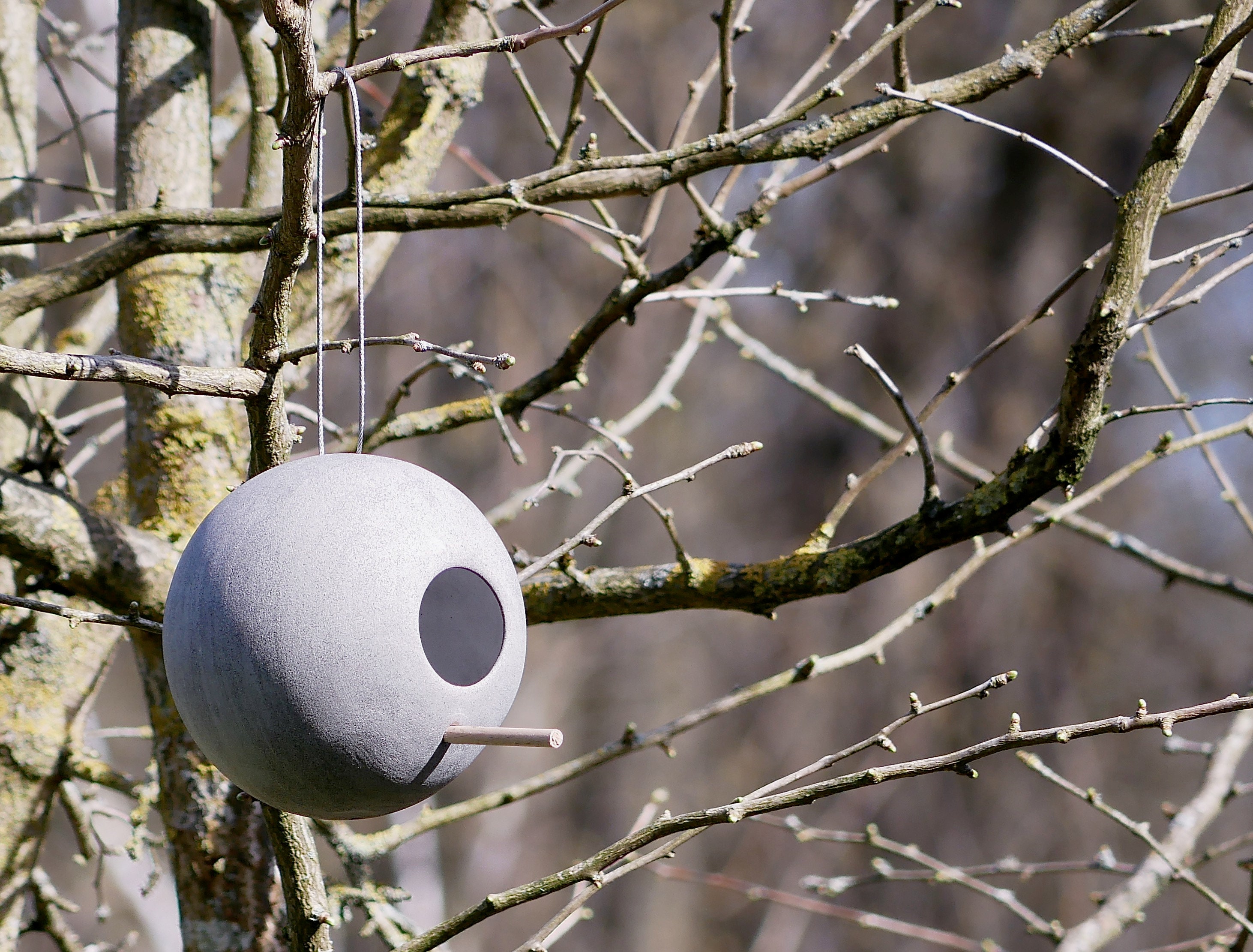Kugelförmiges Vogelnest – 2 Stück, Handgewebt Aus Schilfgras, Für Käfig Oder Outdoor, Hängend