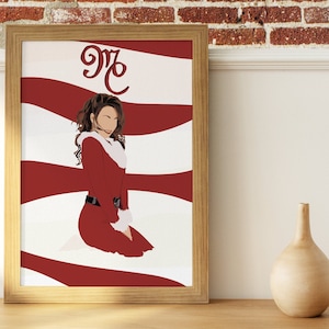 Mariah Carey All I Want For Christmas Is You Wall Art Print - Vacanze festive di Natale - Download digitale