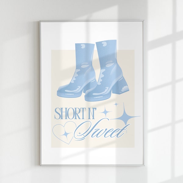 Sabrina Carpenter Short N Sweet Poster Etsy