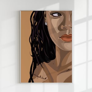 Rihanna Wall Art Print - Fenty - Digital Download