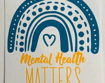Mental Health Car Decal | Etsy