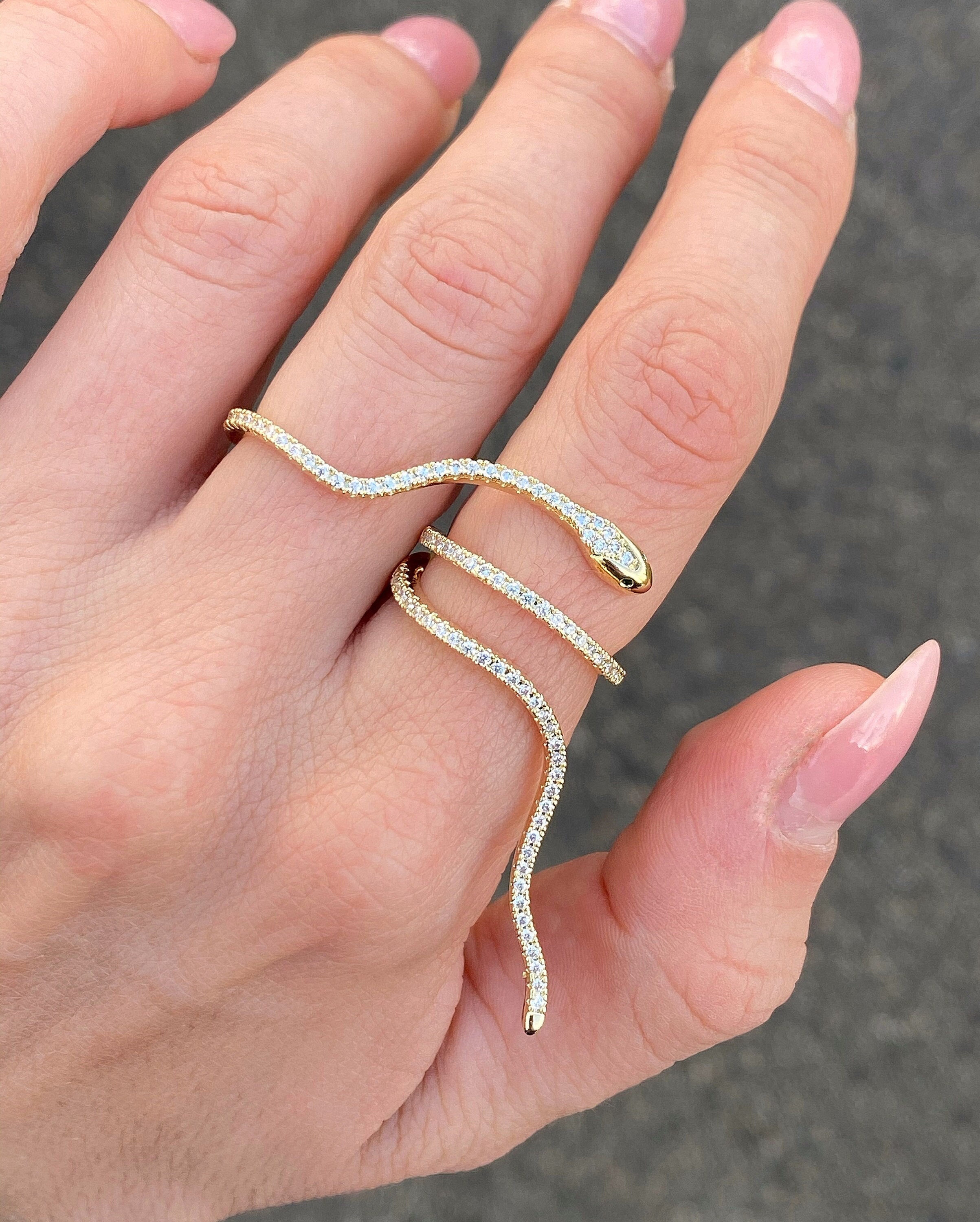 Fashion Snake Shape Knuckle Rings Finger Rings Bohemia Style Rings Jewelry  | eBay