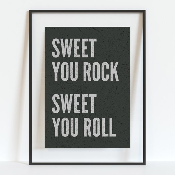 You Rock Printable Poster Etsy