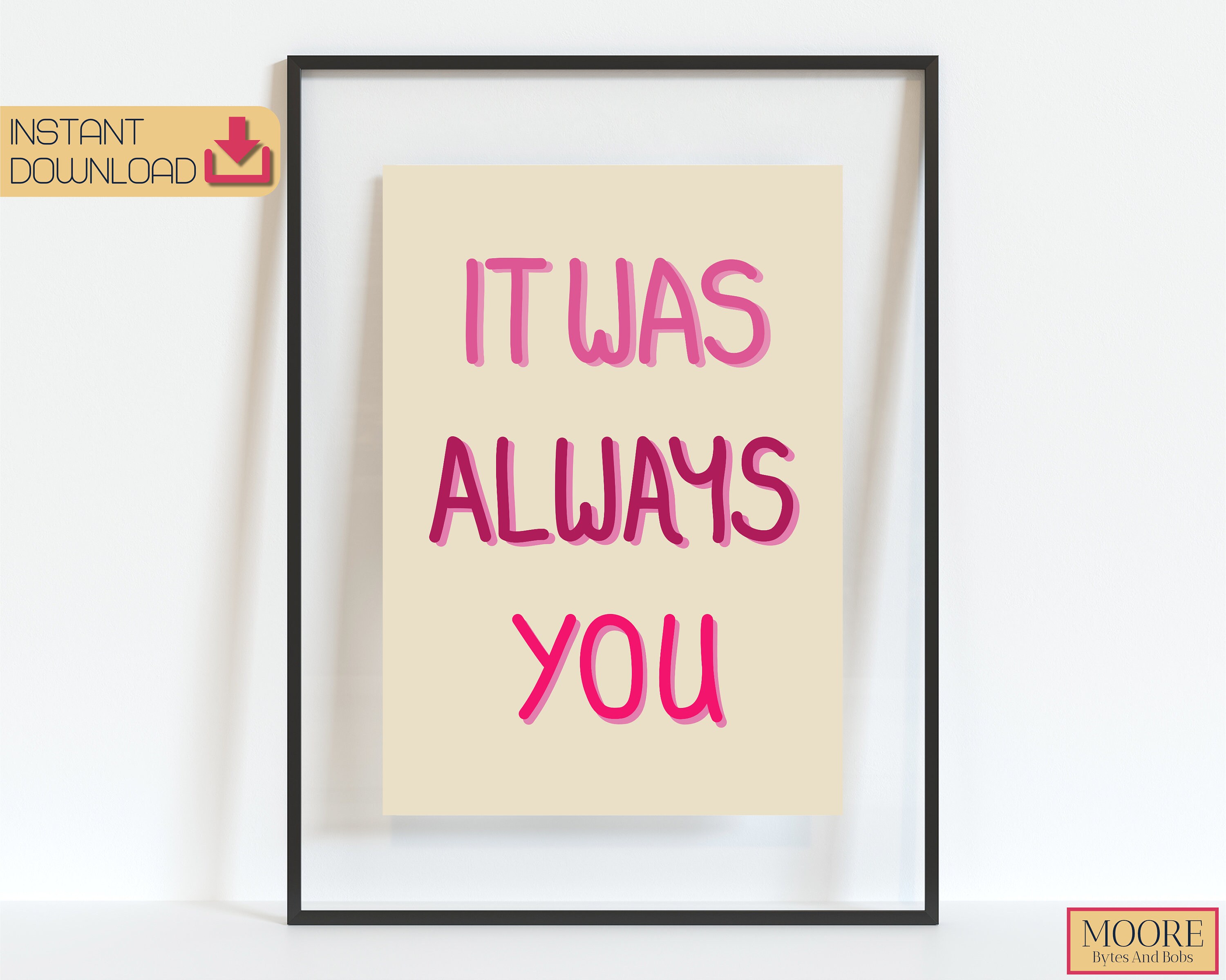 It Was Always You Printable Quotes Printable Wall Art | Etsy