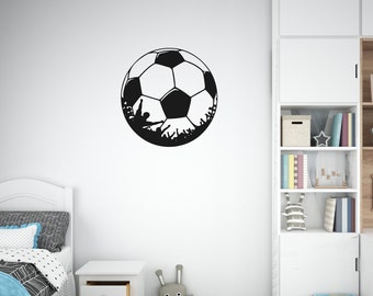 Football wall decal wall sticker vinyl decal / sticker wall decoration nursery / bedroom design sticky art / wallsticker