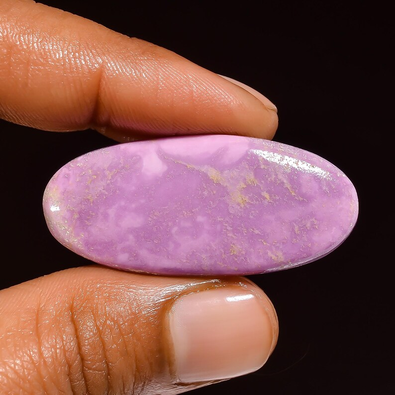 Immaculate Top Grade Quality 100/% Natural Phosphosederite Oval Shape Cabochon Loose Gemstone For Making Jewelry 23.5 Ct 38X17X5 mm