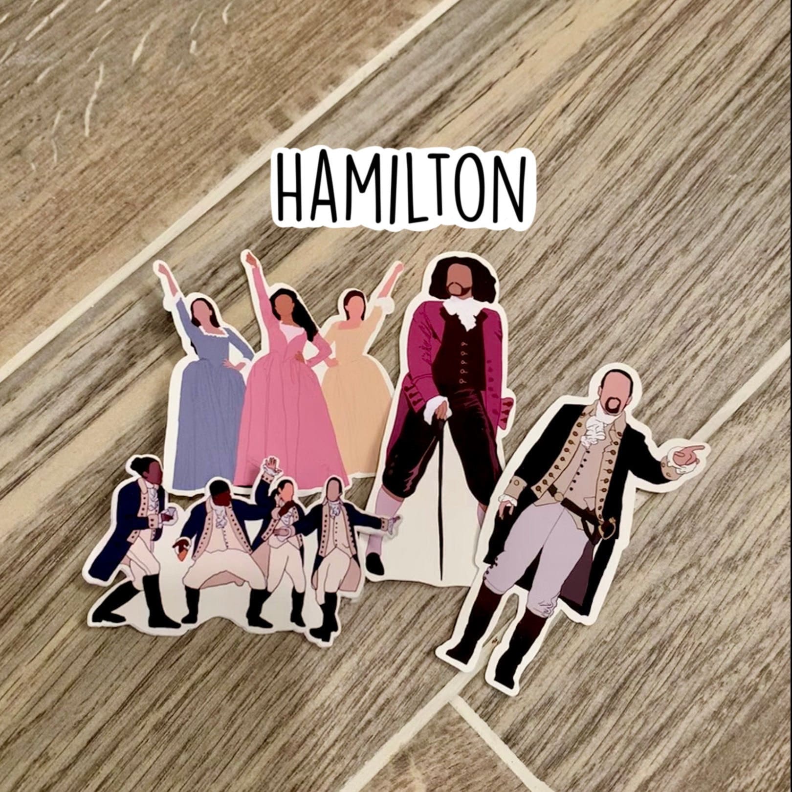 Hamilton Stickers and Sticker Pack Etsy